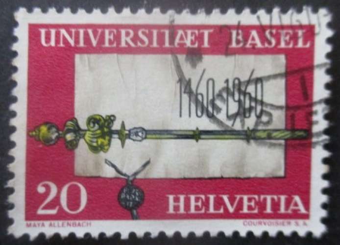 SUISSE N°640 oblitéré 