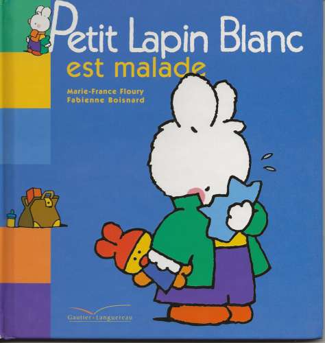 PETIT LAPIN BLANC EST MALADE