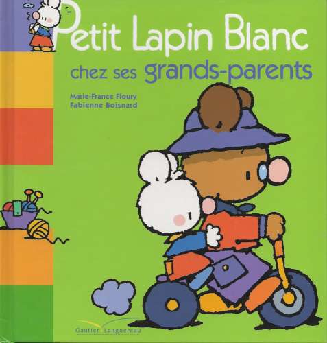 PETIT LAPIN BLANC CHEZ SES GRANDS PARENTS