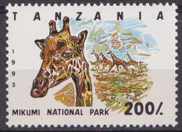 Tanzanie 1994 Y&T 1447 neuf ** - Parcs nationaux 