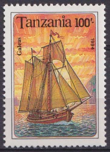 Tanzanie 1994 Y&T 1502 neuf ** - Bateaux à voile 