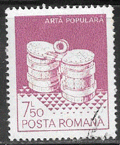 Roumanie  - YT  3428  obl - Artisanat régional (1982)