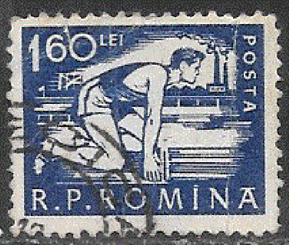 Roumanie  - YT  1705  obl - Athlétisme (1960)