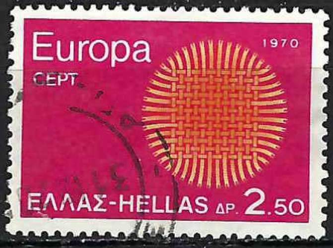 Grèce - 1970 - Y & T n° 1020 - Europa - O.
