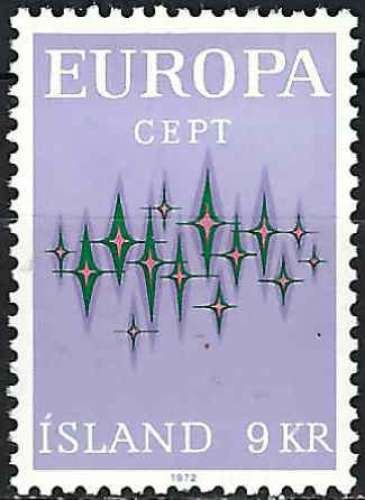 Islande - 1972 - Y & T n° 414 - Europa - MH