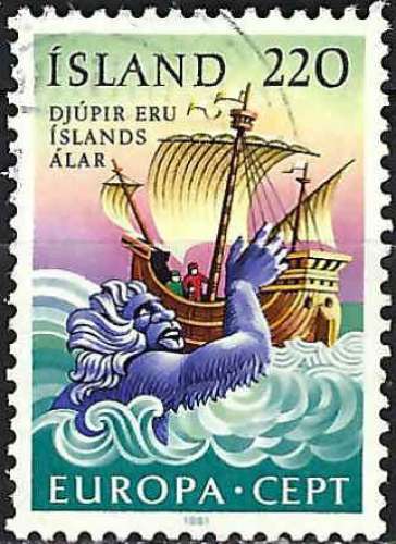 Islande - 1981 - Y & T n° 519 - Europa - O.