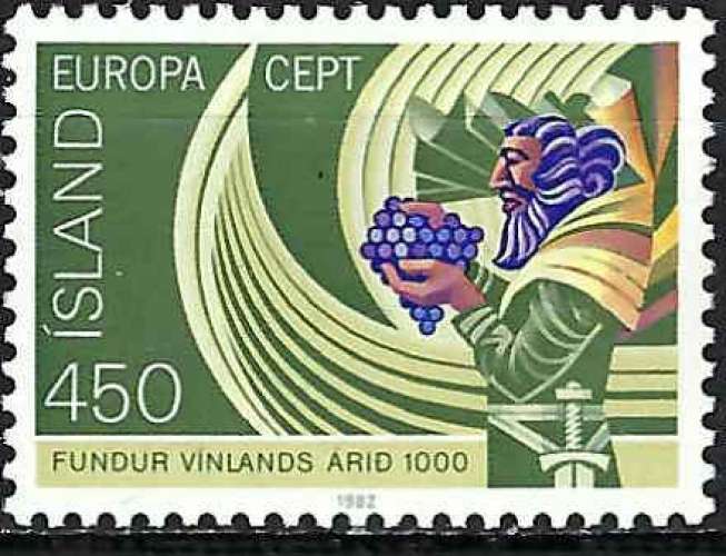 Islande - 1982 - Y & T n° 532 - Europa - MH