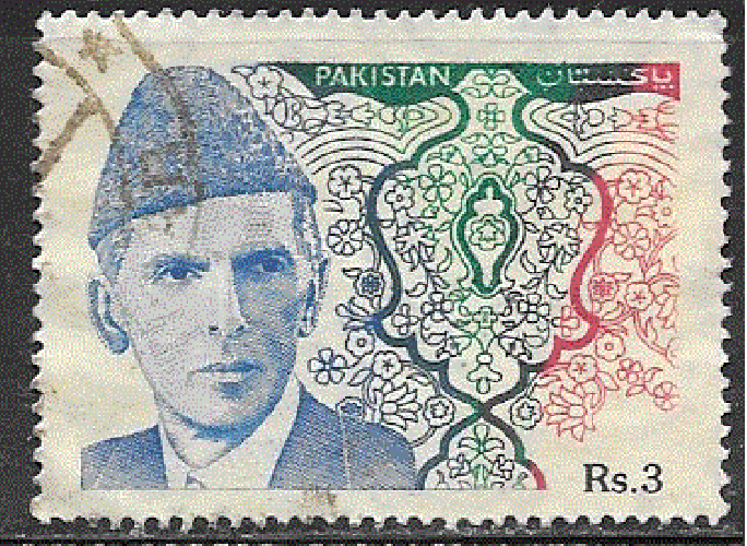 Pakistan  - YT  853 obl  - Mohammed Ali Jinnah (1994)