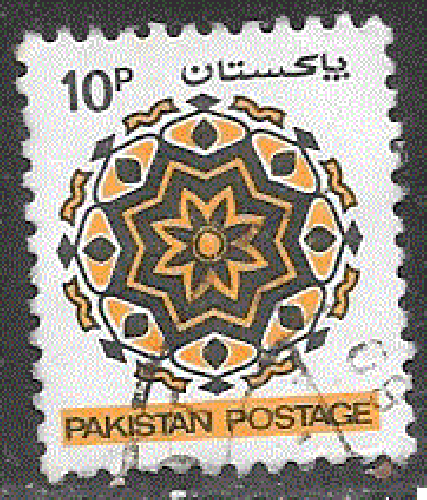 Pakistan  - YT  494  obl  - Arabesques (1980)
