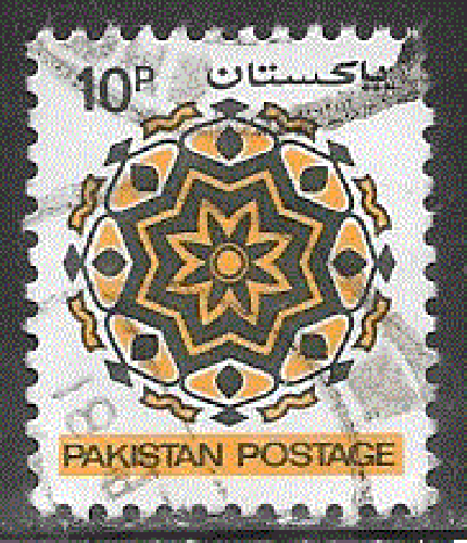 Pakistan  - YT  494  obl  - Arabesques (1980)