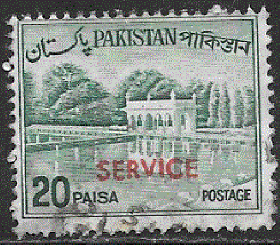 Pakistan  - YT  service 85A  obl  -  (1962)