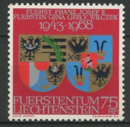 LIECHTENSTEIN neuf ** N° 450