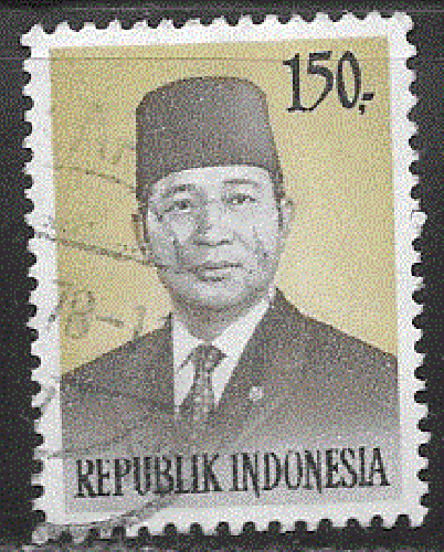 Indonésie  - YT  709  obl  - Suharto (1979) Indonésie  - YT  709  obl  - Suharto (1979)