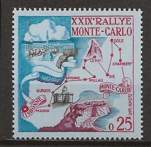   MONACO   ANNEE 1960 Y.T N°524 NEUF** 