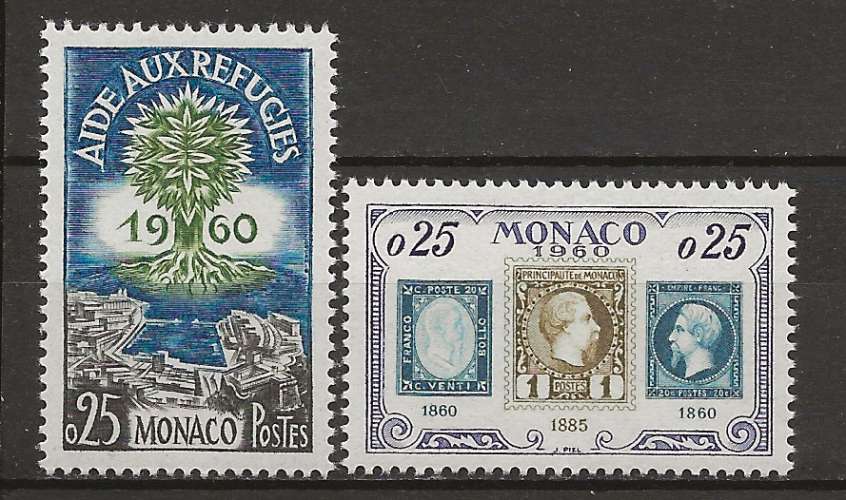   MONACO   ANNEE 1960 Y.T N°523-525 NEUF** 