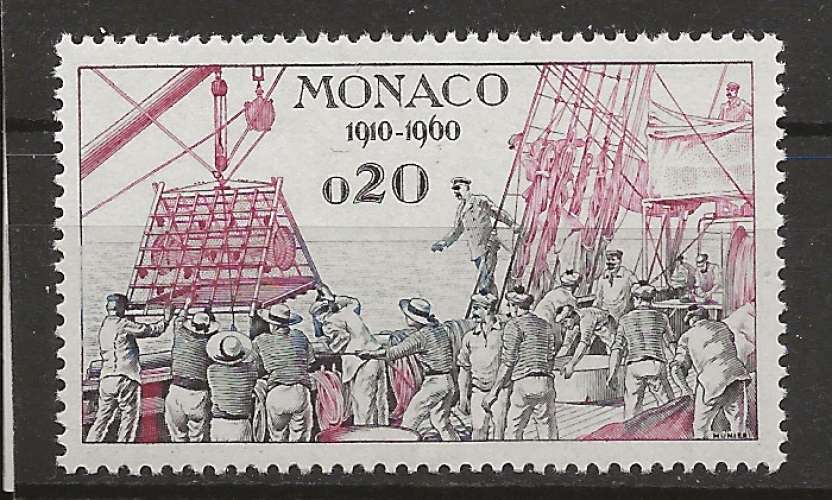   MONACO   ANNEE 1960 Y.T N°529 NEUF** 