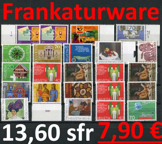 Suisse Lot - Michel scan  - ** neuf mnh - 13,60 sfr