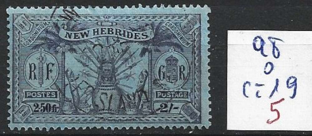 NOUVELLES HEBRIDES 98 oblitéré côte 19 €