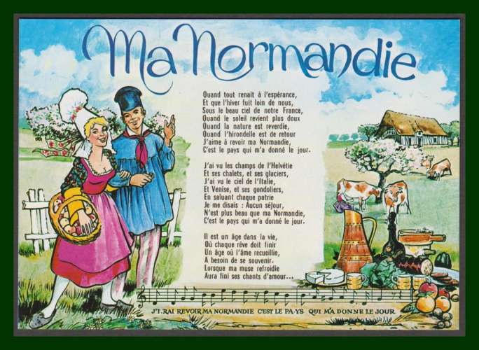 CPM neuve, J'irai revoir MA NORMANDIE Ed. Artaud