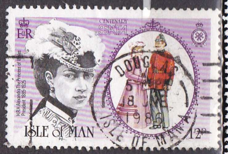 Ile de MAN N° 283 de 1985 oblitéré 