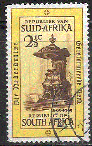 Afrique du Sud  - YT  296  obl  - Eglise réformée (1965)