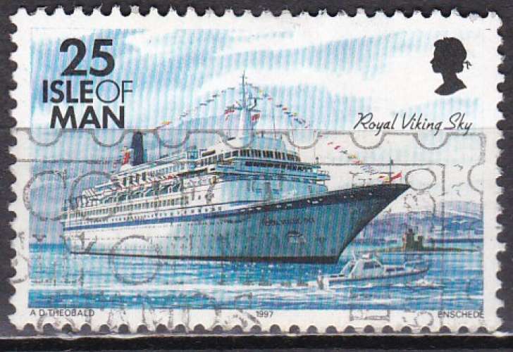 Ile de MAN N° 786 de 1997 oblitéré 