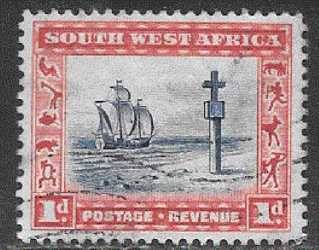 Sud-ouest africain (Namibie)  - YT  103  obl  - Cap Cross (1931) Sud-ouest africain (Namibie)  - YT  103  obl  - Cap Cross (1931)