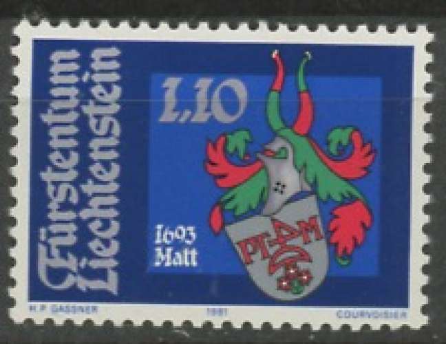 LIECHTENSTEIN neuf ** N° 710