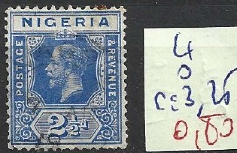NIGERIA 4 oblitéré côte 3.25 €