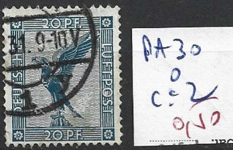 ALLEMAGNE PA 30 oblitéré côte 2 €