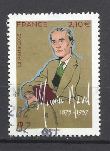FRANCE 2025 Maurice RAVEL Cachet ROND