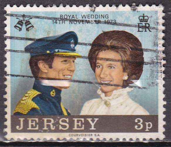 JERSEY N° 87  de 1973 oblitéré 
