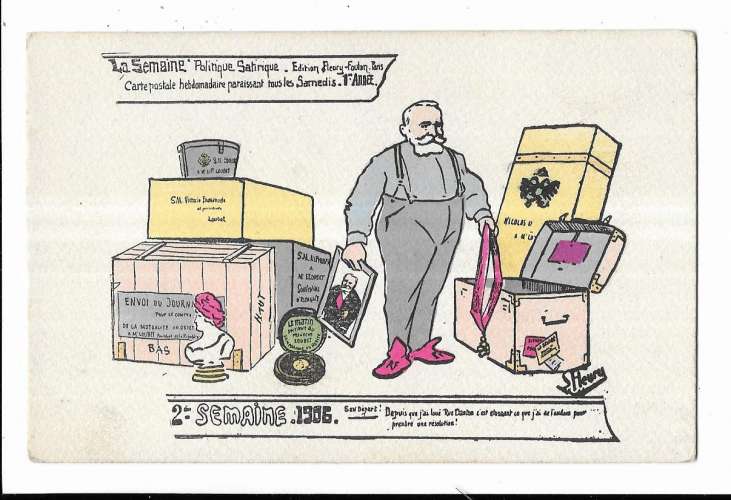 illustration Fleury - 2è semaine 1906 (président Faure) 