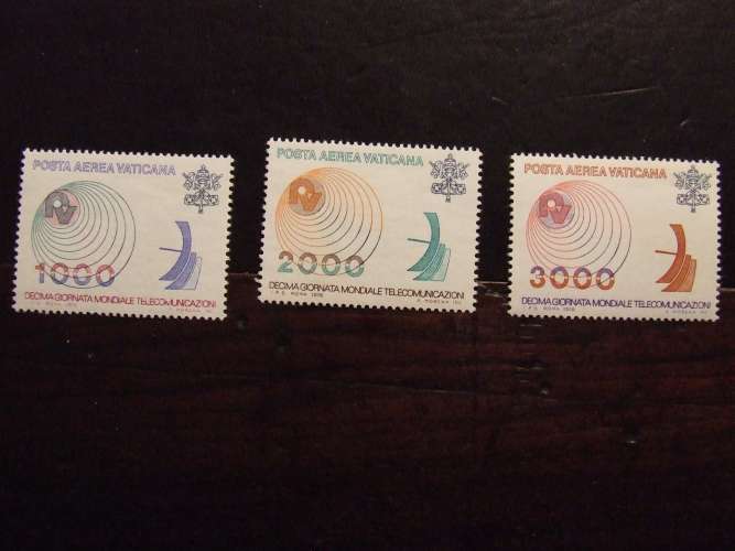VATICANO 1978 TELECOMUNICAZIONI NUOVO ** posta aerea