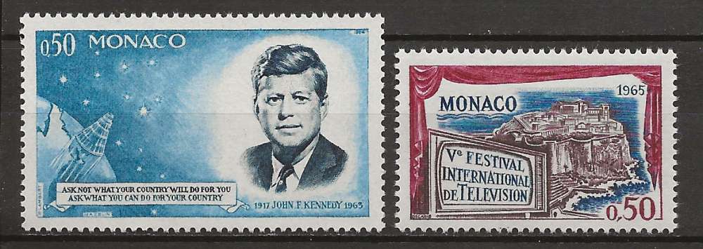   MONACO     ANNEE 1964 Y.T N°658-659 NEUF** 