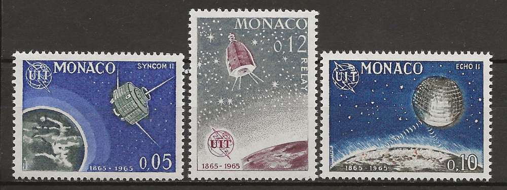   MONACO     ANNEE 1965 Y.T N°664à666 NEUF** 
