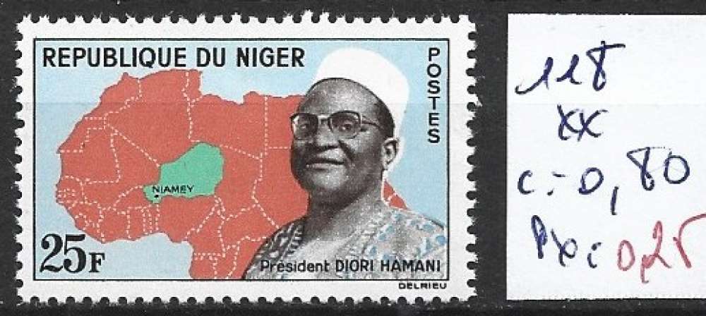 NIGER 118 ** côte 0.80 € 