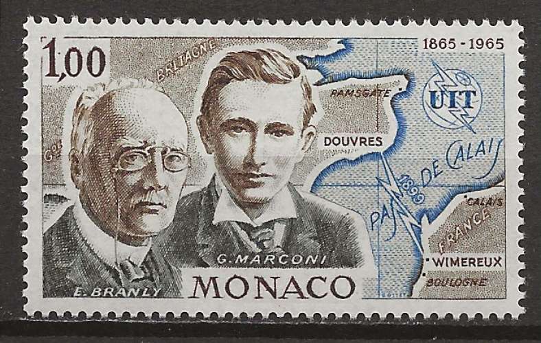   MONACO     ANNEE 1965 Y.T N°674 NEUF** 