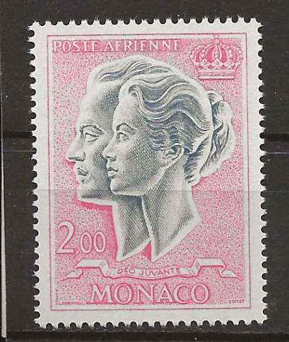  MONACO POSTE AERIENNE    ANNEE 1966 Y.T N°87 NEUF** 