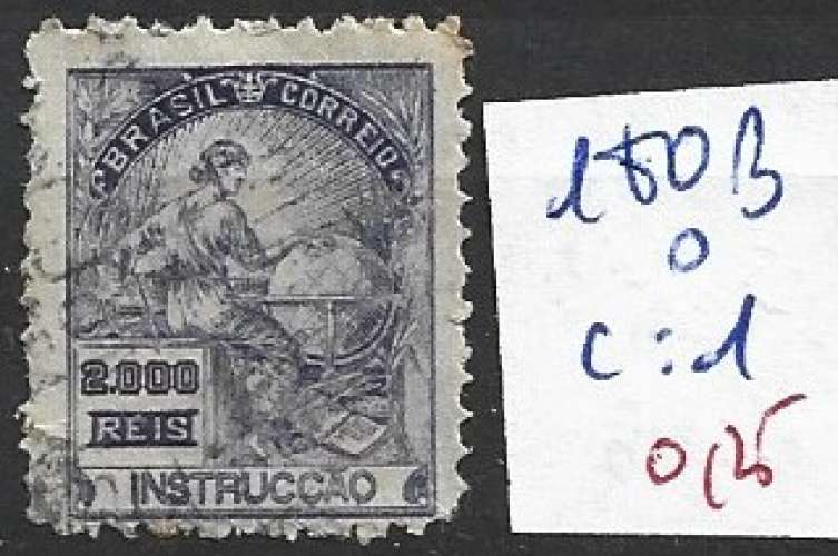 BRESIL 180B oblitéré côte 1 €