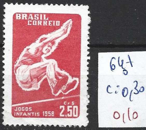 BRESIL 647 oblitéré côte 0.30 €