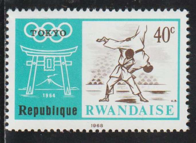 RWANDA 1968 - Y&T N° 264**