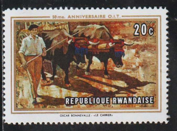 RWANDA 1969 - Y&T N° 330**