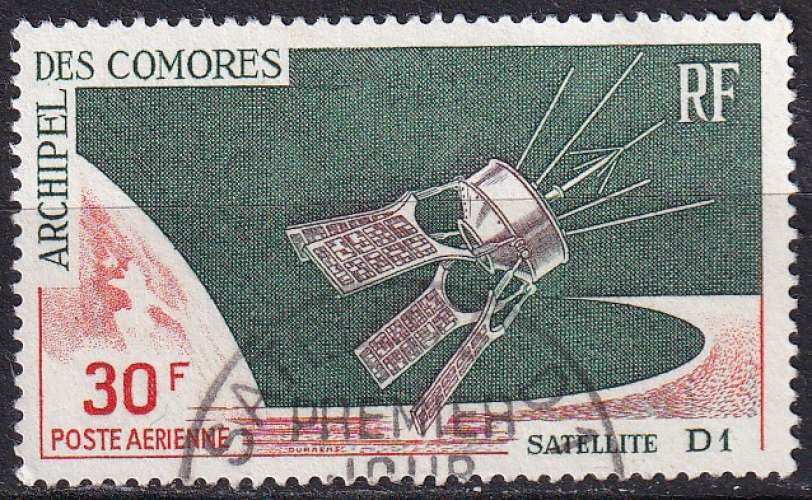 comores ... P.A. n° 17  obliteré ... 1966