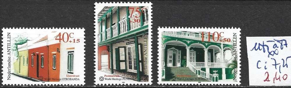 ANTILLES NEERLANDAISES 1185 à 1187 ** côte 7.25 € 