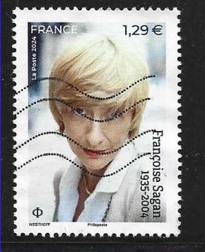2024 FRANCE 5805 oblitéré, Françoise Sagan