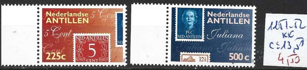 ANTILLES NEERLANDAISES 1151-52 ** côte 13.50 € 