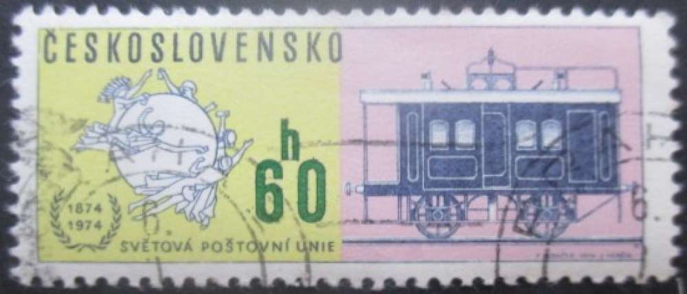 TCHECOSLOVAQUIE N°2069 UPU oblitéré 