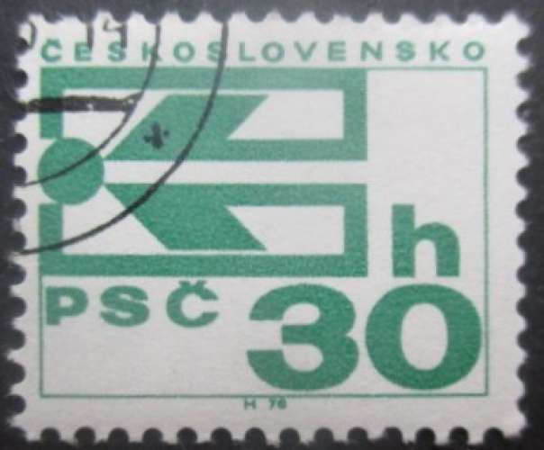 TCHECOSLOVAQUIE N°2176 Code postal oblitéré 