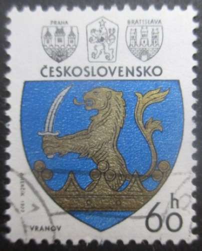 TCHECOSLOVAQUIE N°2196 Armoirie oblitéré 